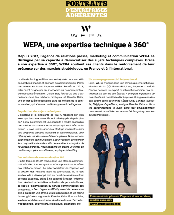 Article WEPA, MEDEF Hauts-De-Seine